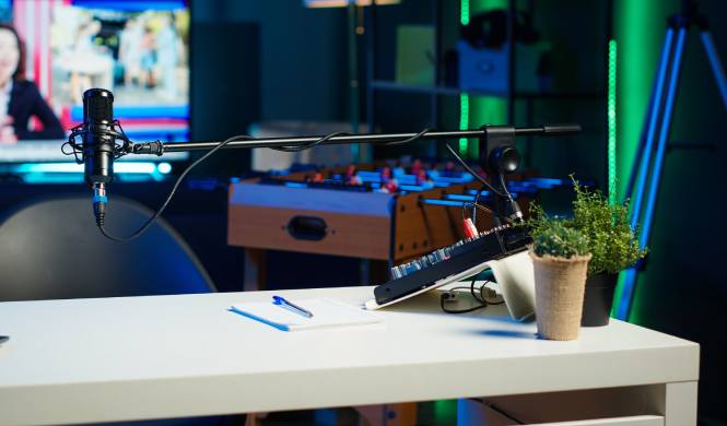 Virtual product launch platform interface with live stream controls