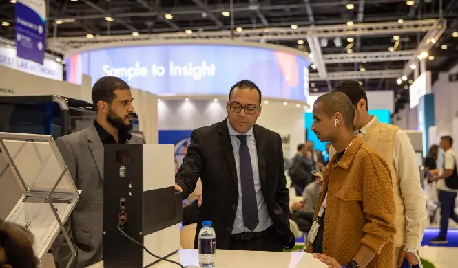 CEO discussing event registration strategy with technology partner