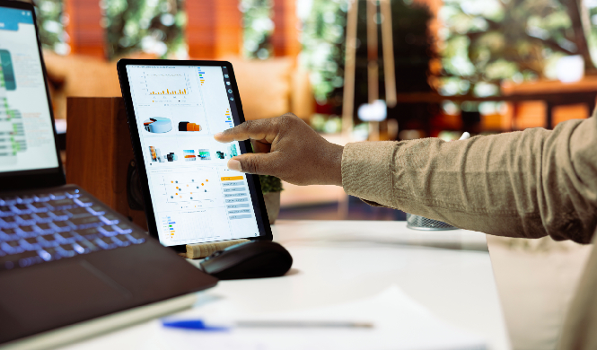 Event registration software dashboard showing reconciled hybrid event data