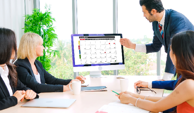 Virtual event planner blueprint showing audience reach and engagement strategy